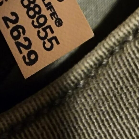 American Eagle Olive Green Tomgirl Pant AEO Stretch Twill Jegging Pants sz‎ 00 - Picture 6 of 10